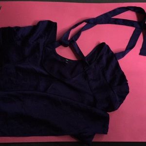 Vibrant purple Gap blouse